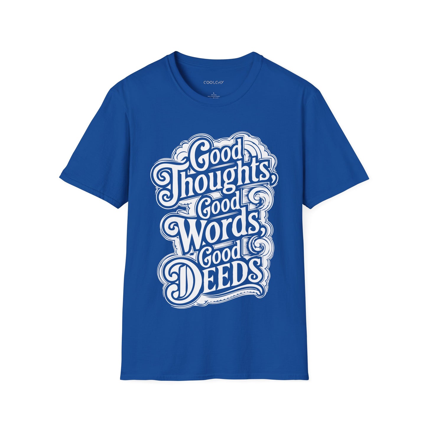 Good Thoughts, Good Words, Good Deeds Unisex T-Shirt