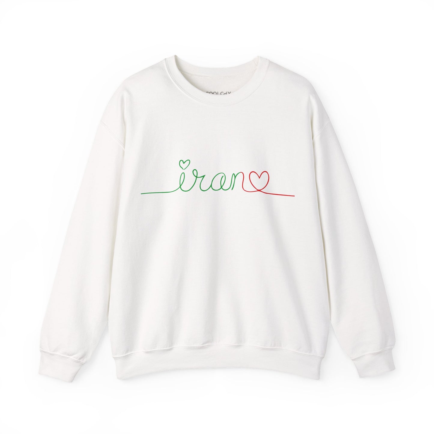 Iran Heart - Flag Colors Sweatshirt