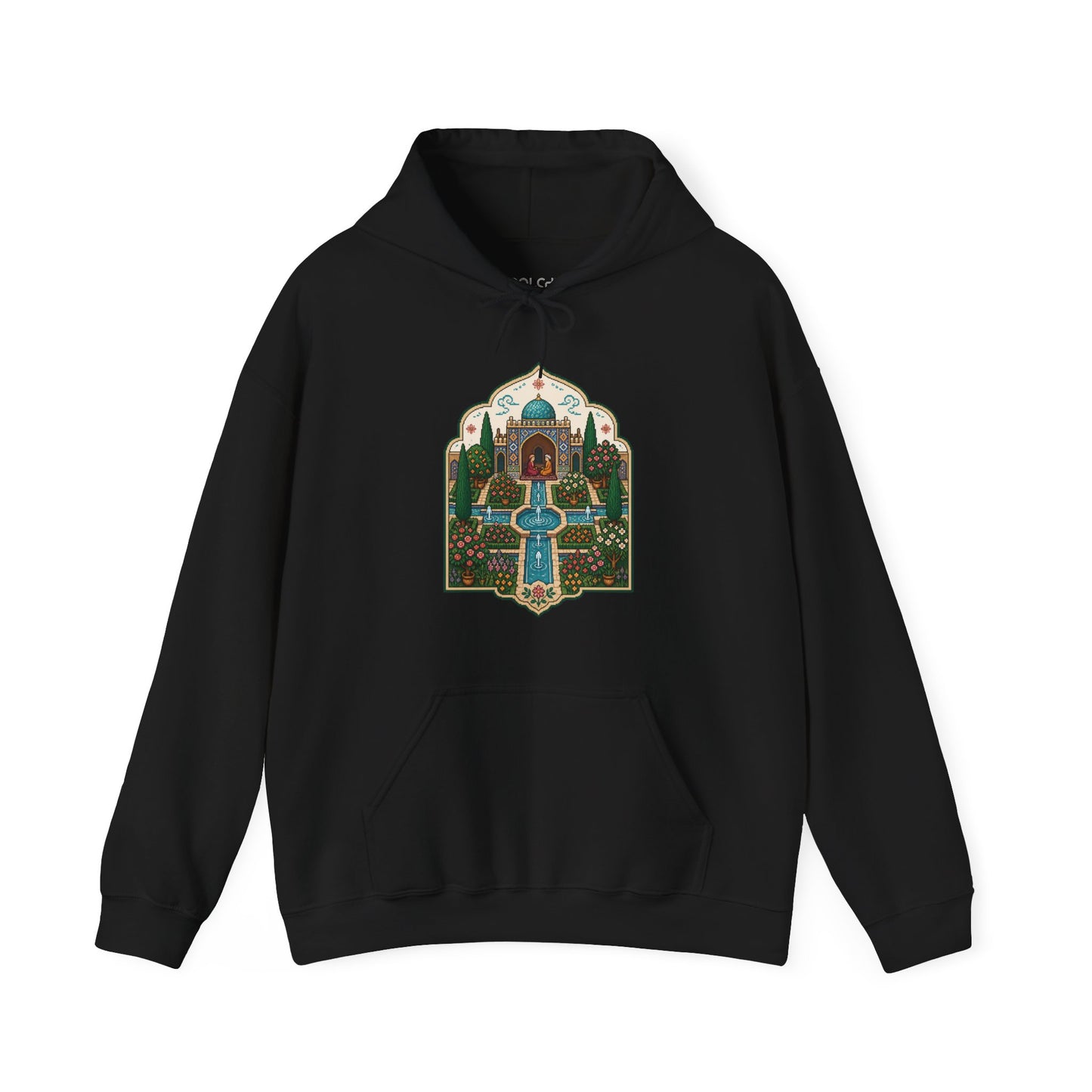 Persian Garden Miniature - Pixel Art Hoodie