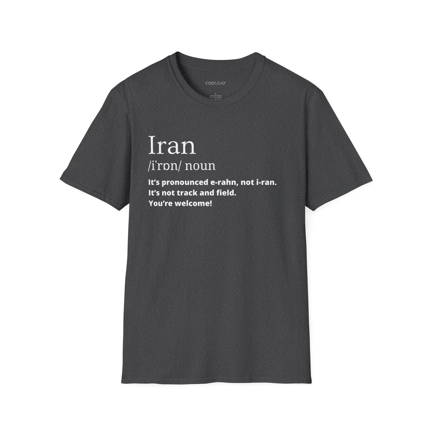 Iran Pronunciation Unisex T-Shirt
