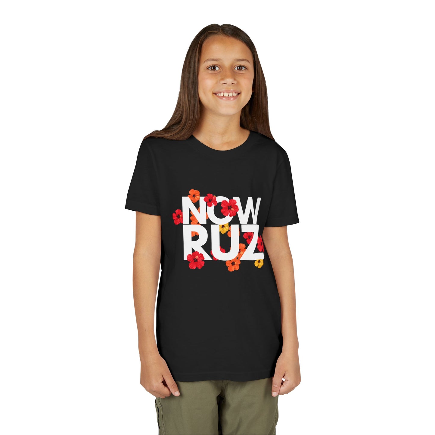 Nowruz - Floral Typography Youth Tee