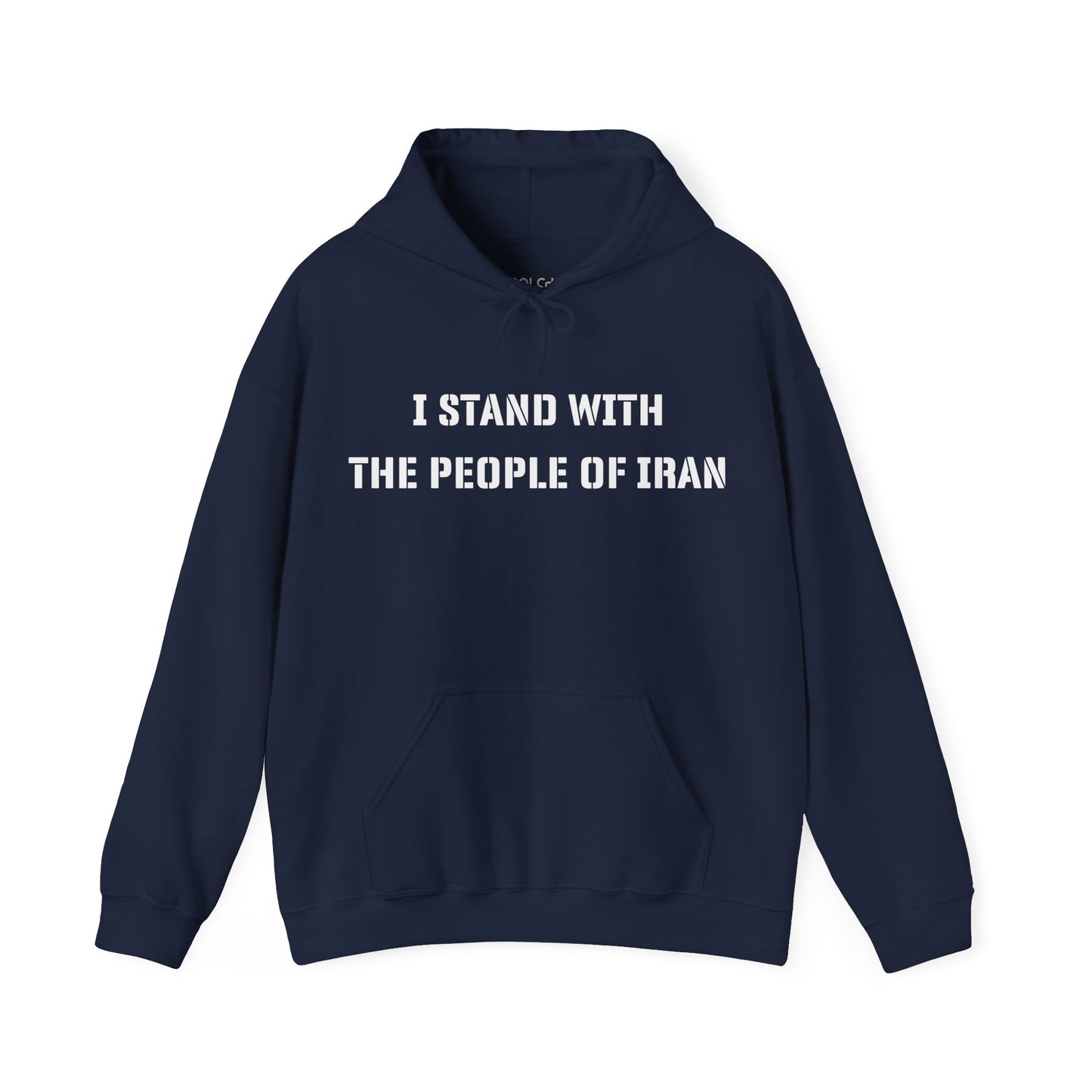 I Stand with the People of Iran - Stencil Hoodie