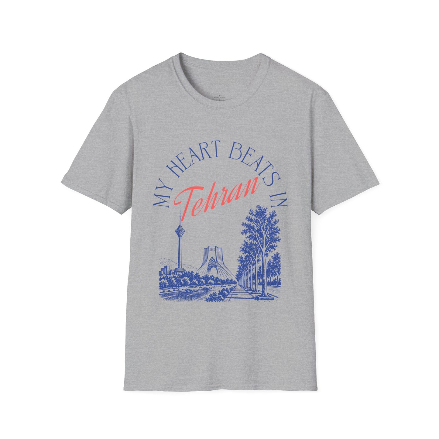 My Heart Beats in Tehran Unisex T-Shirt