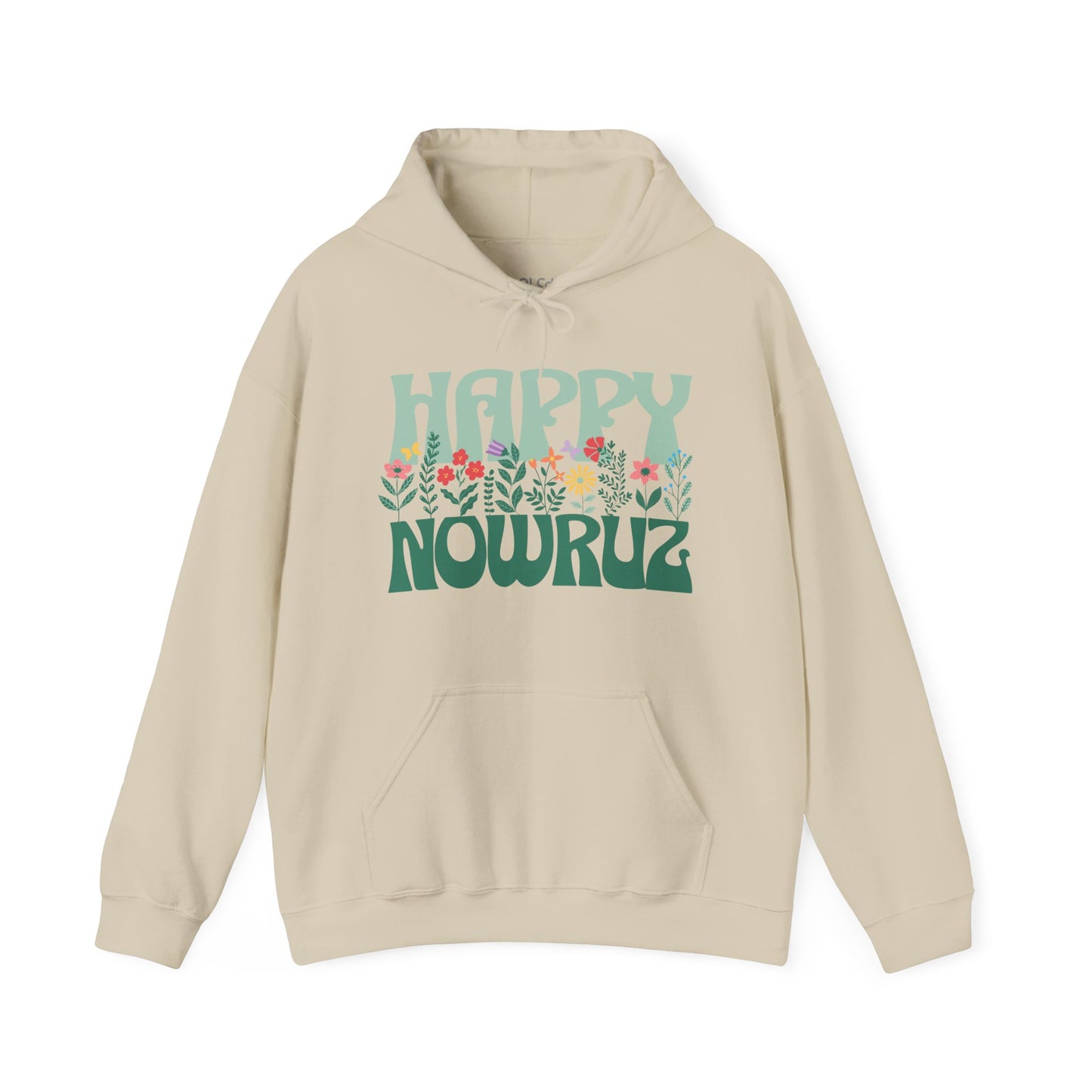 Happy Nowruz Floral Hoodie
