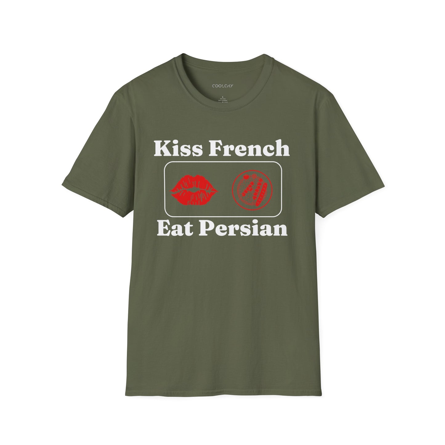 Kiss French, Eat Persian Unisex T-Shirt