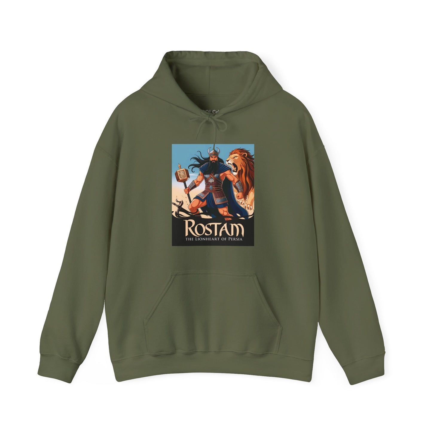 Rostam, the Lionheart of Persia Hoodie
