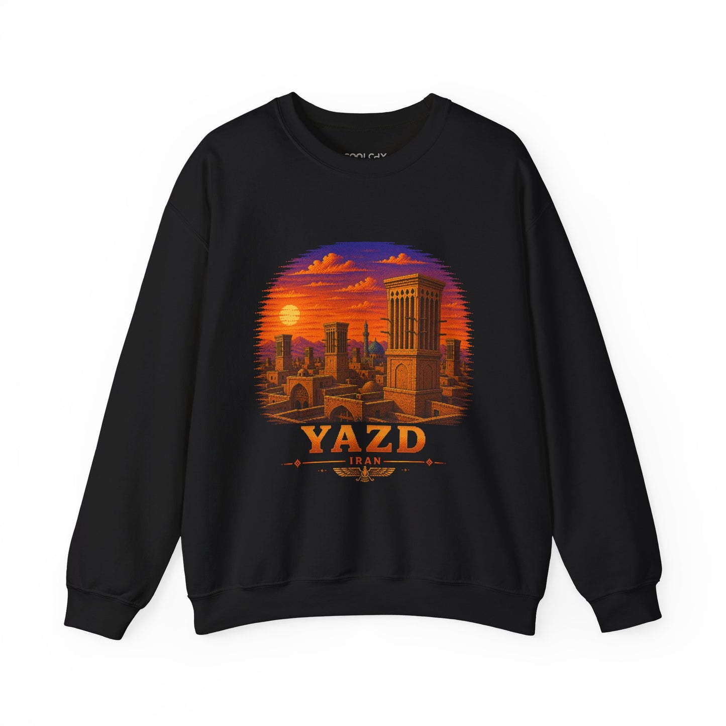 Yazd Windcatchers - Pixel Art Sweatshirt