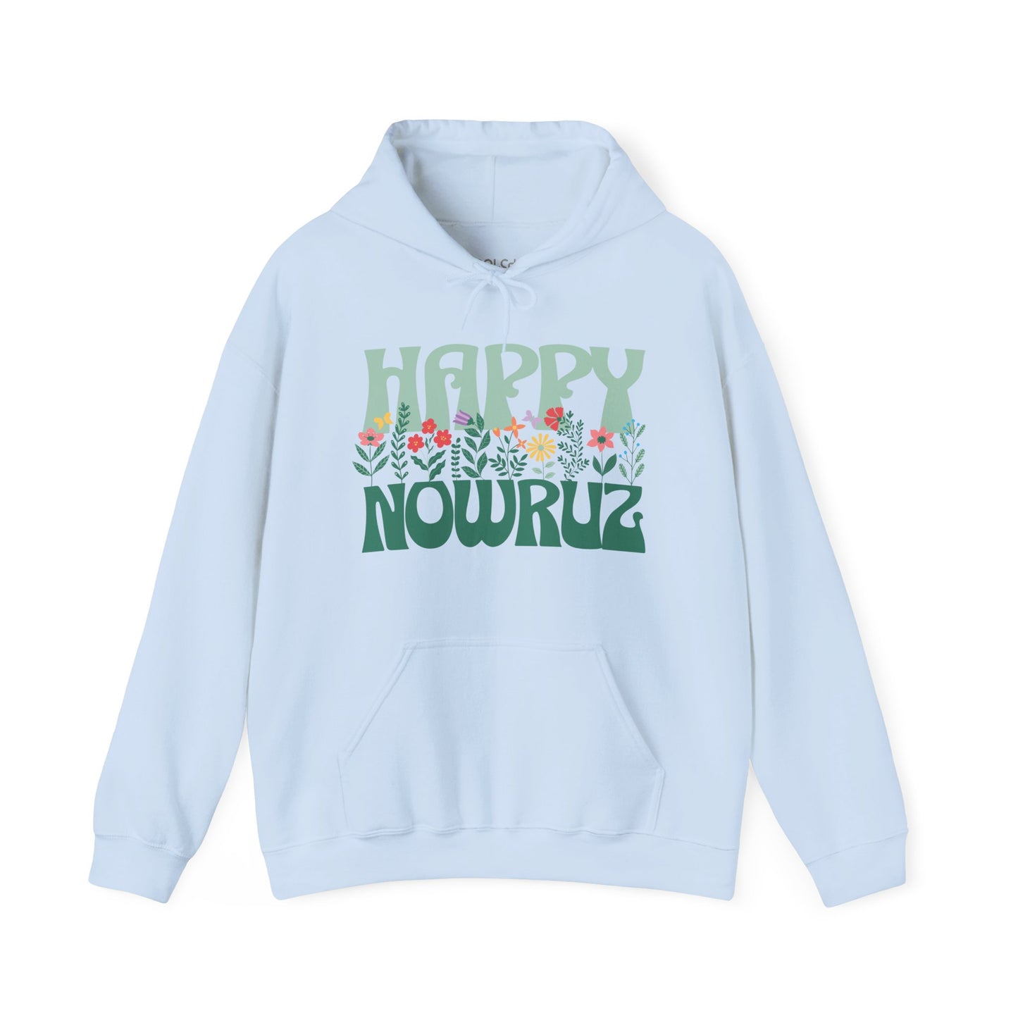 Happy Nowruz Floral Hoodie
