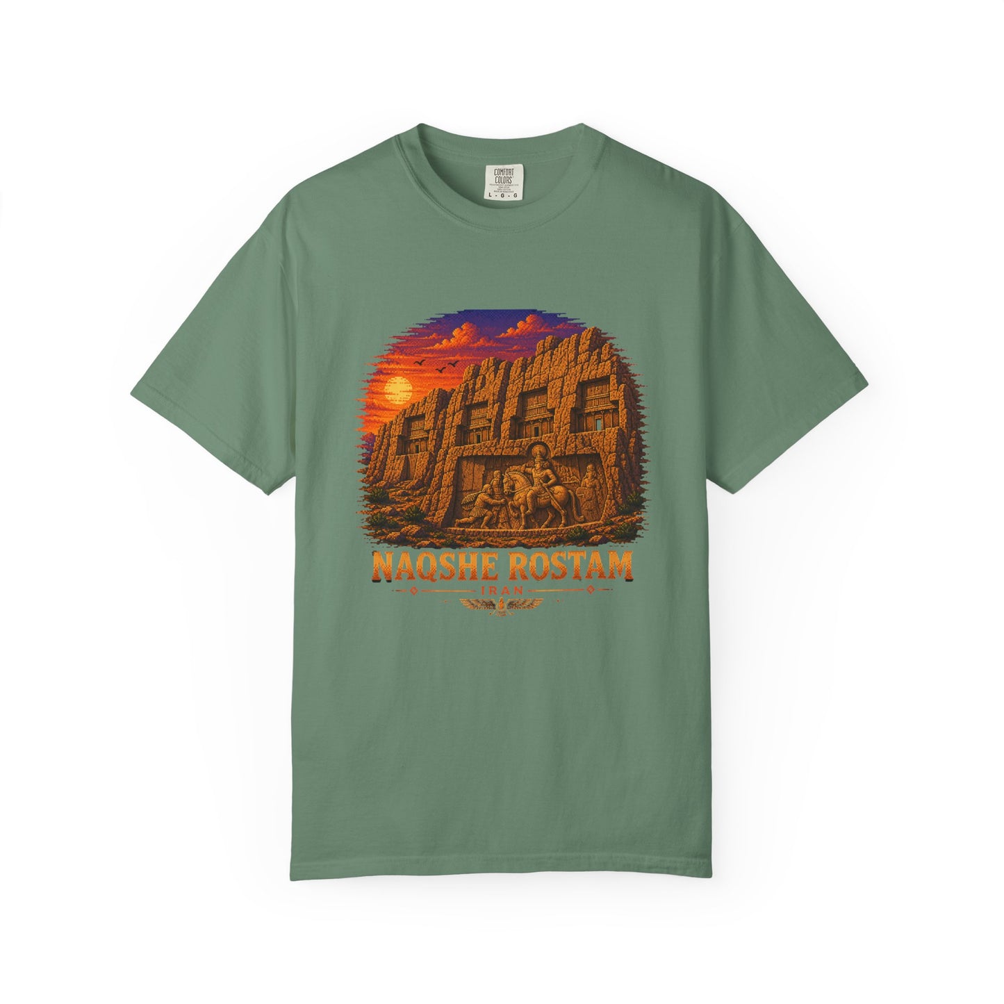 Naqshe Rostam - Pixel Art Premium Tee