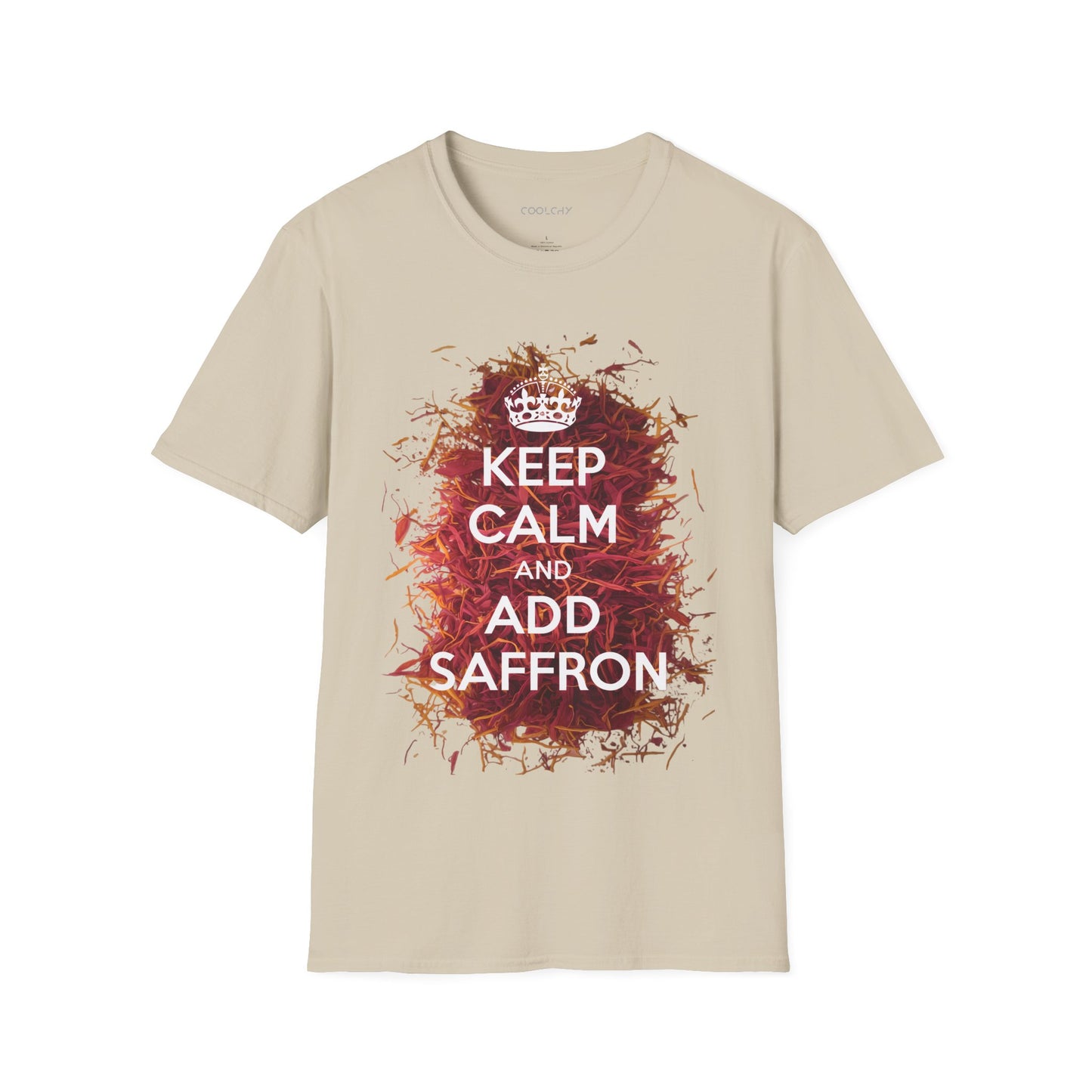 Keep Calm and Add Saffron Unisex T-Shirt