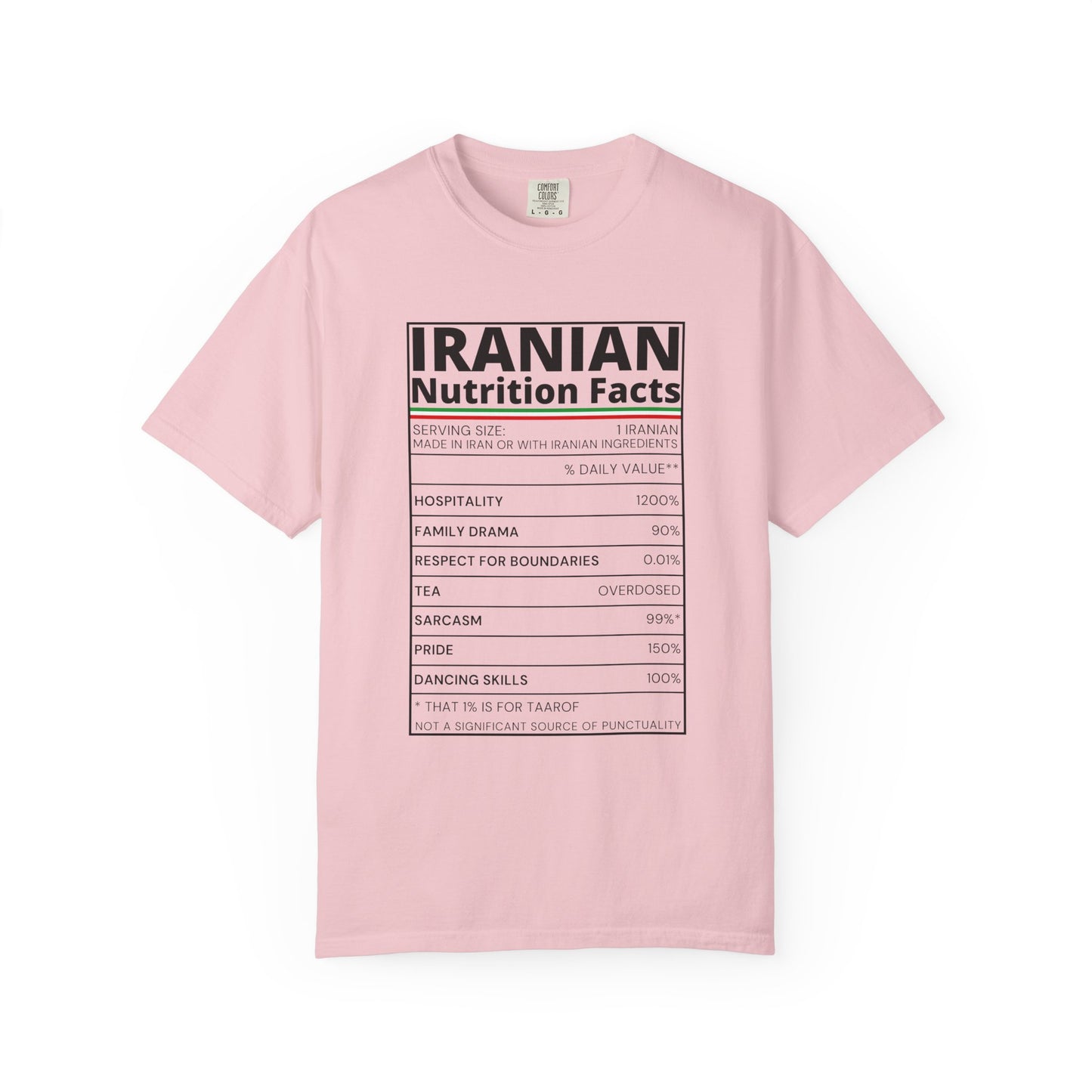 Iranian Nutrition Facts Premium Tee