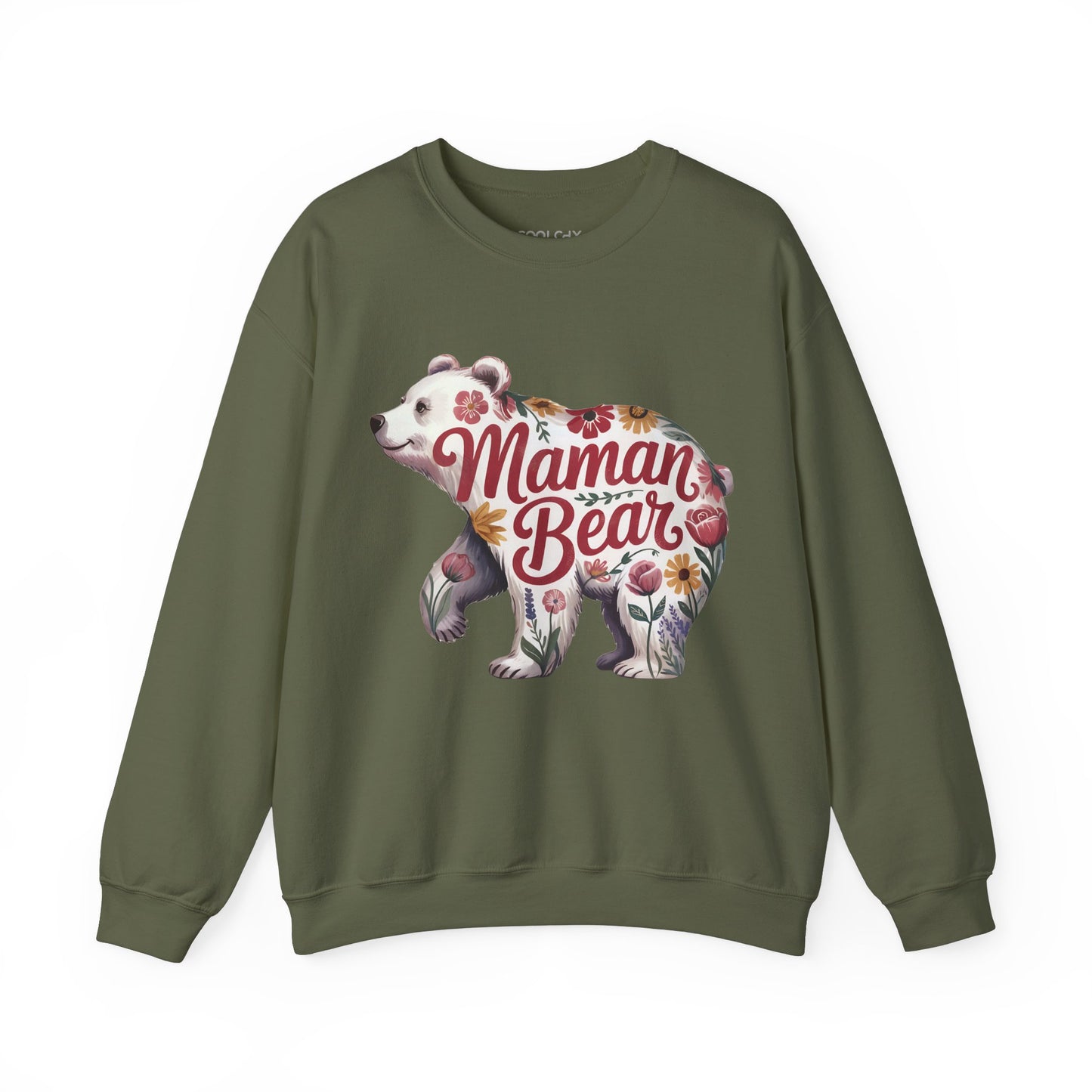 Maman Bear Floral Sweatshirt