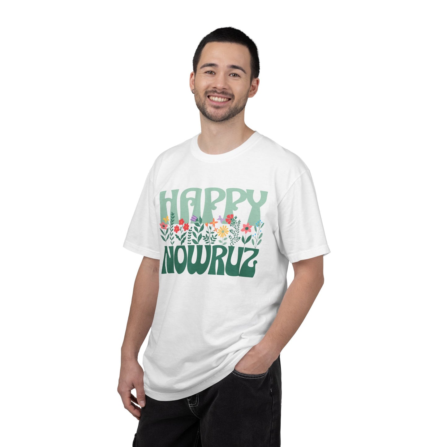 Happy Nowruz Floral Premium Tee