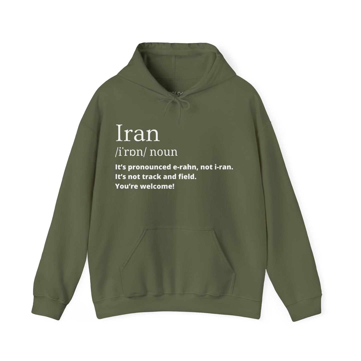 Iran Pronunciation Hoodie