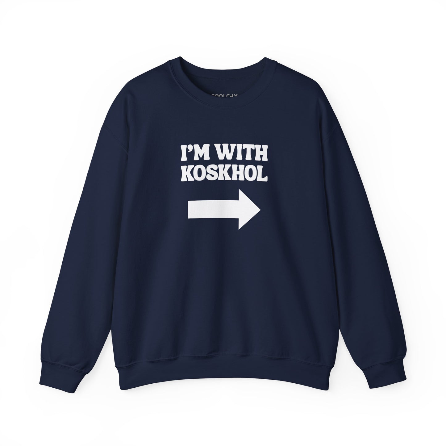 I'm with Koskhol - Left Sweatshirt