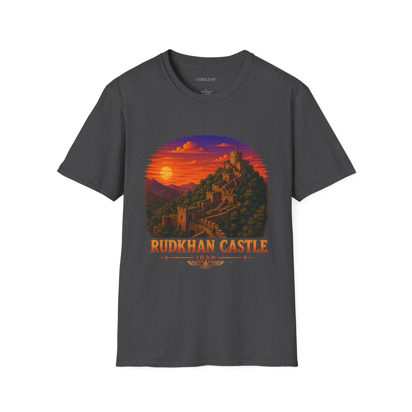 Rudkhan Castle - Pixel Art Unisex T-Shirt