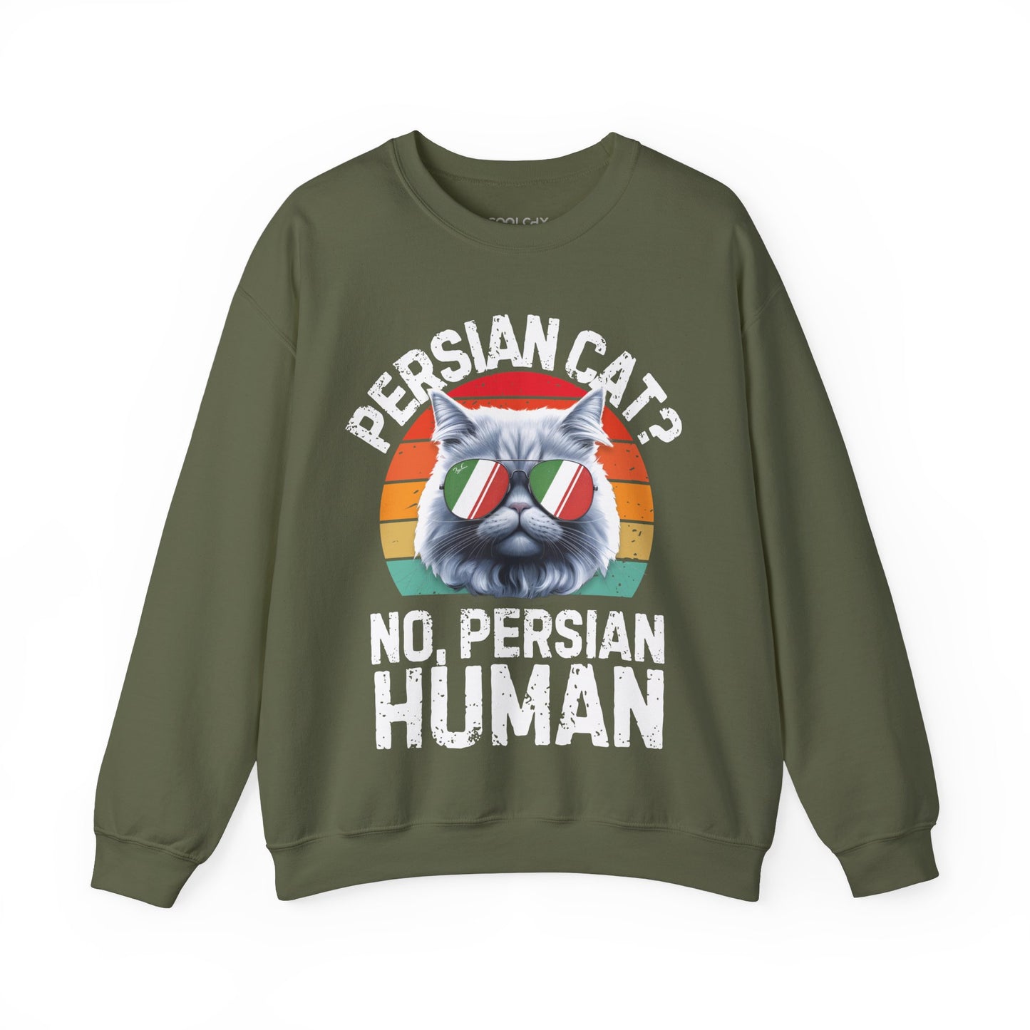 Persian Cat Human Sweatshirt