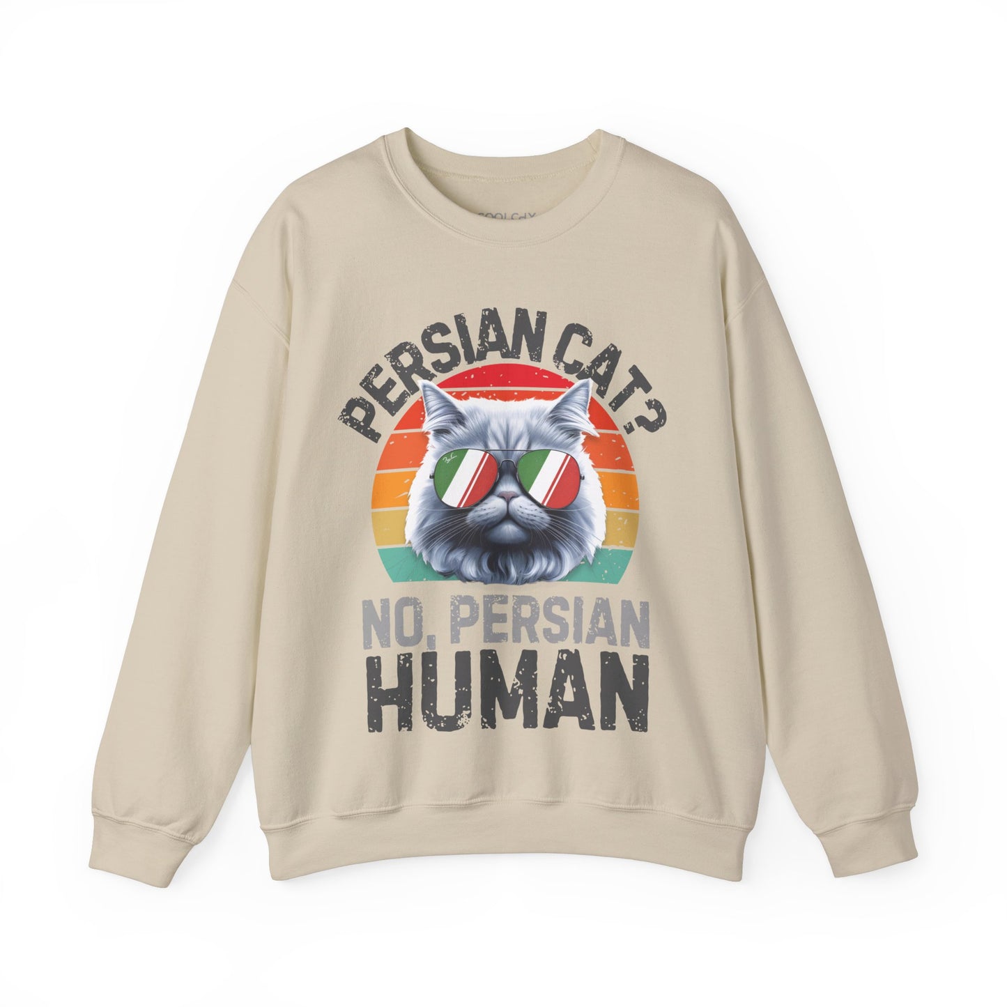 Persian Cat Human Sweatshirt