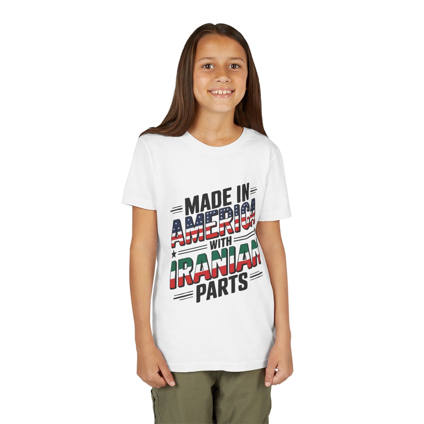 Made in America, with Iranian Parts Youth Tee