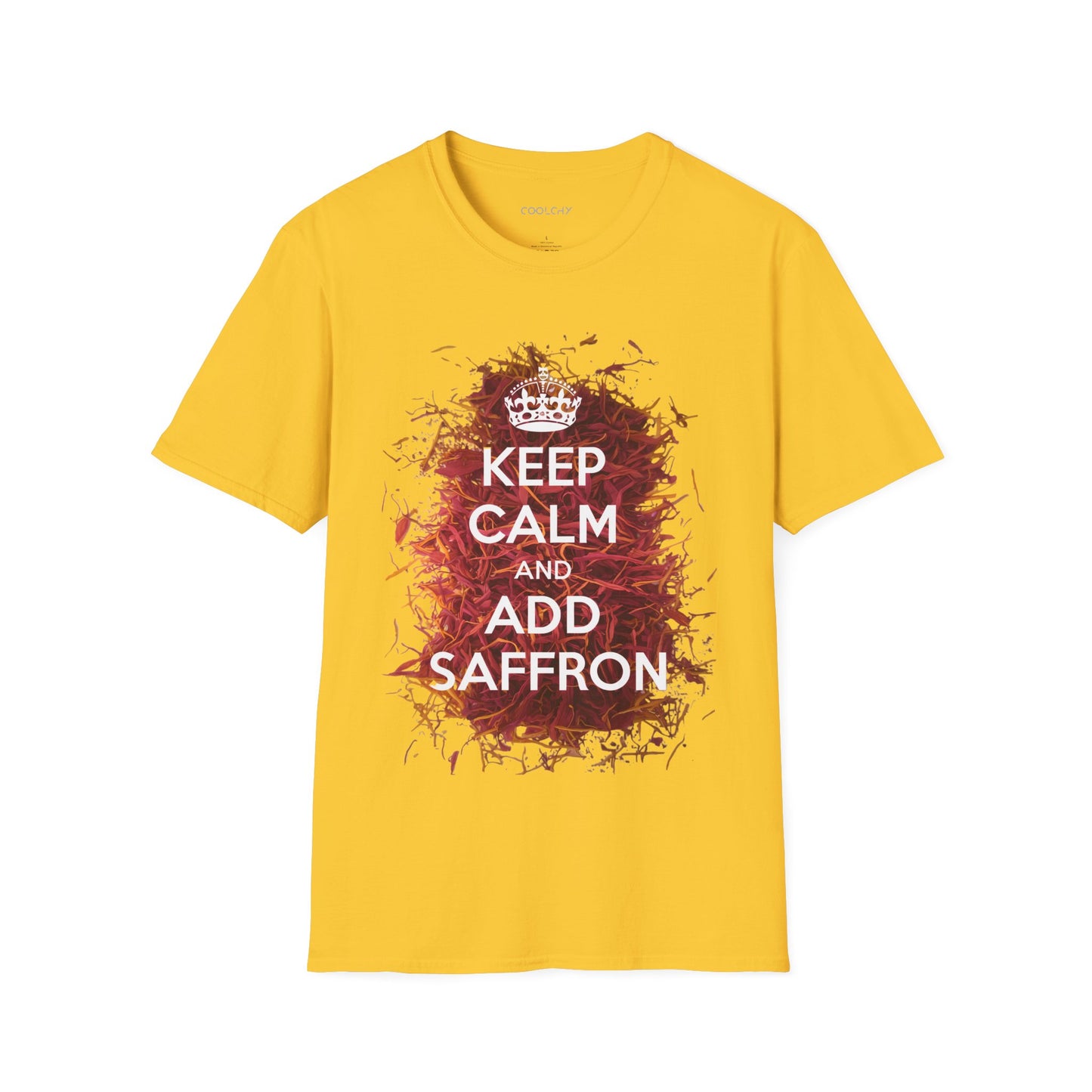 Keep Calm and Add Saffron Unisex T-Shirt
