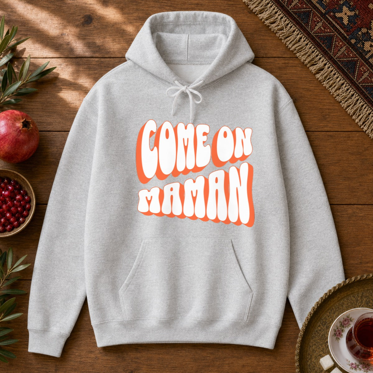 Come On Maman Hoodie - Ash