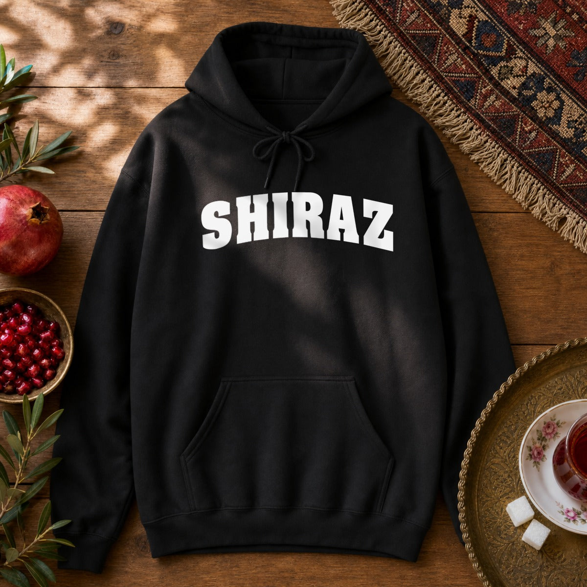 Shiraz 2 Hoodie - Black