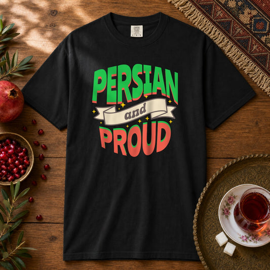 Persian & Proud Premium Tee - Black