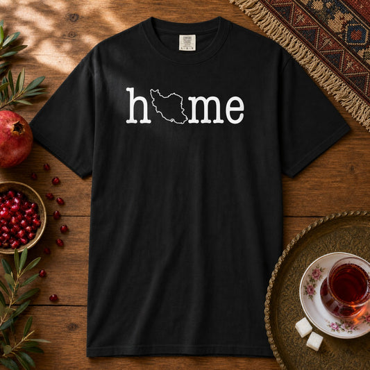 Iran Home Map Premium Tee - Black