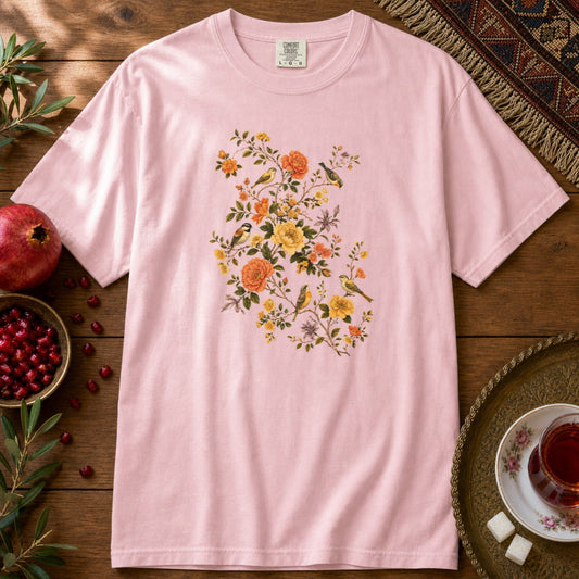 Gol va Morgh Premium Tee - Blossom