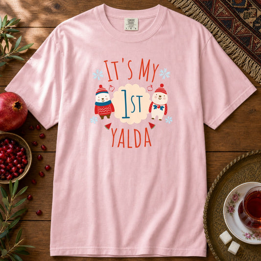 My First Yalda Premium Tee - Blossom