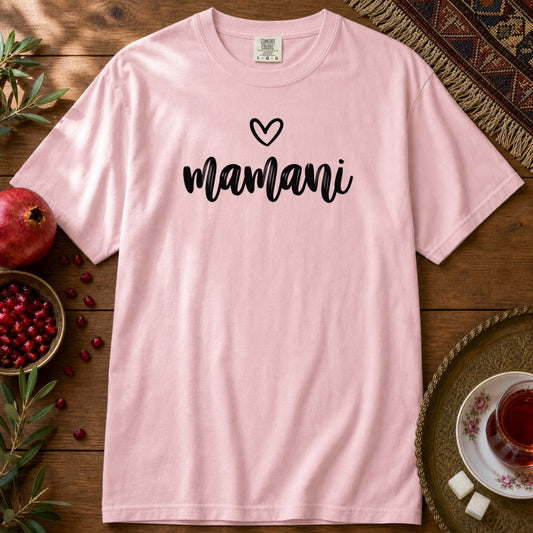 Mamani Heart Premium Tee - Blossom