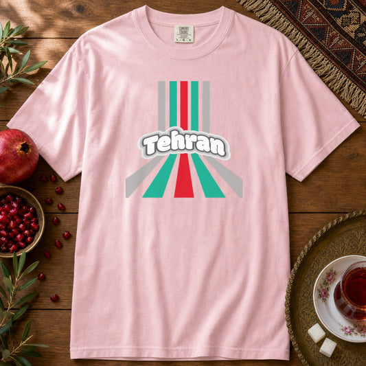 Retro Tehran Premium Tee - Blossom