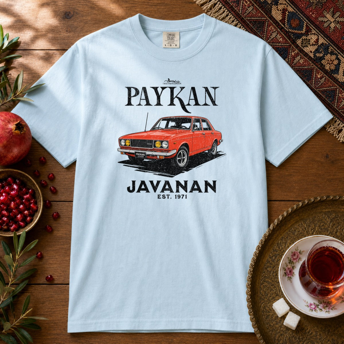 Paykan Javanan Premium Tee - Chambray