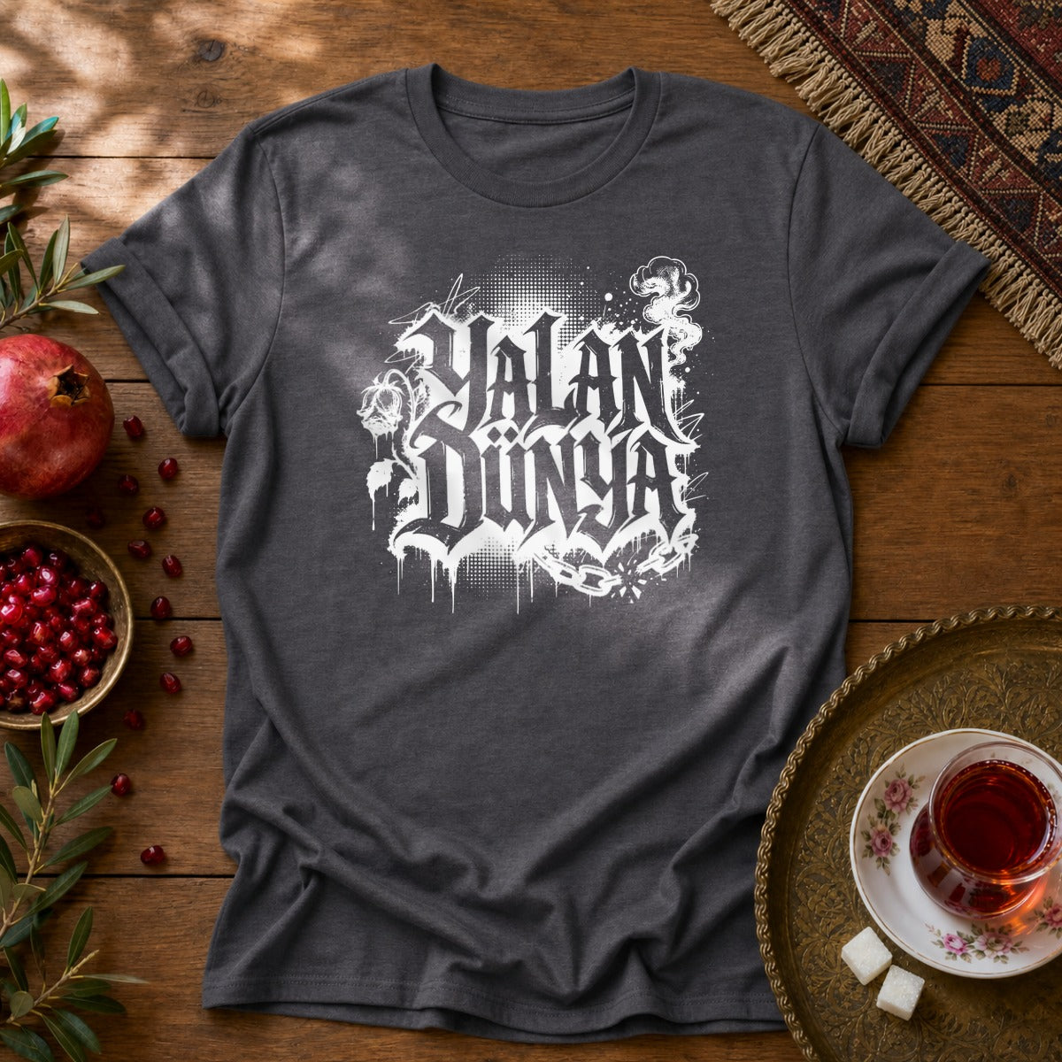 Yalan Dunya Unisex T-Shirt - Dark Heather