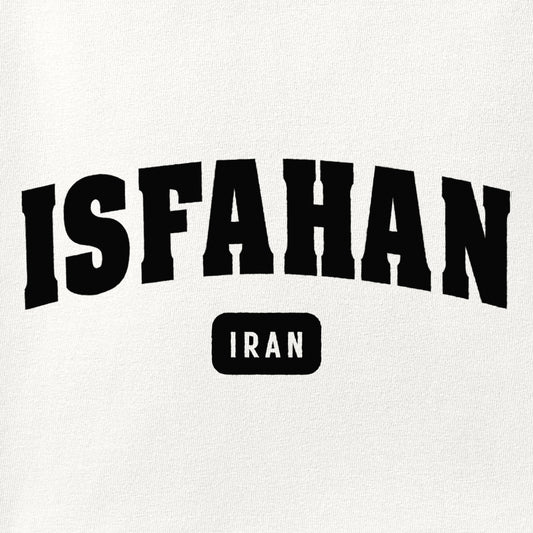 Close-up of the Isfahan print showing ink detail on the fabric