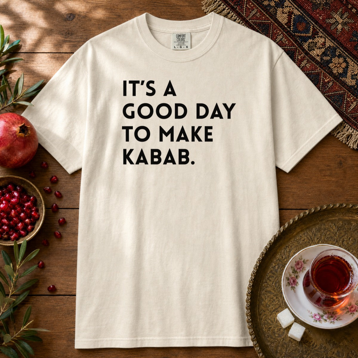 It's a good day to make Kabab. Premium Tee - Ivory