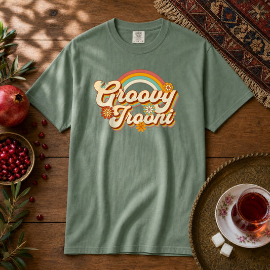 Groovy Irooni Premium Tee - Light Green