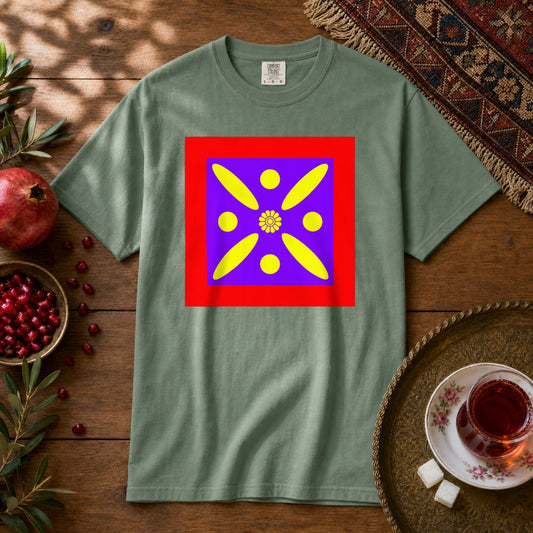 Derafshe Kaviani Premium Tee - Light Green
