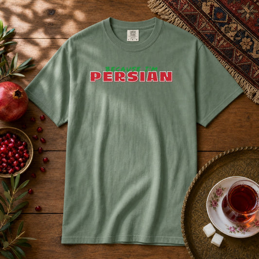 Because I'm Persian Premium Tee - Light Green