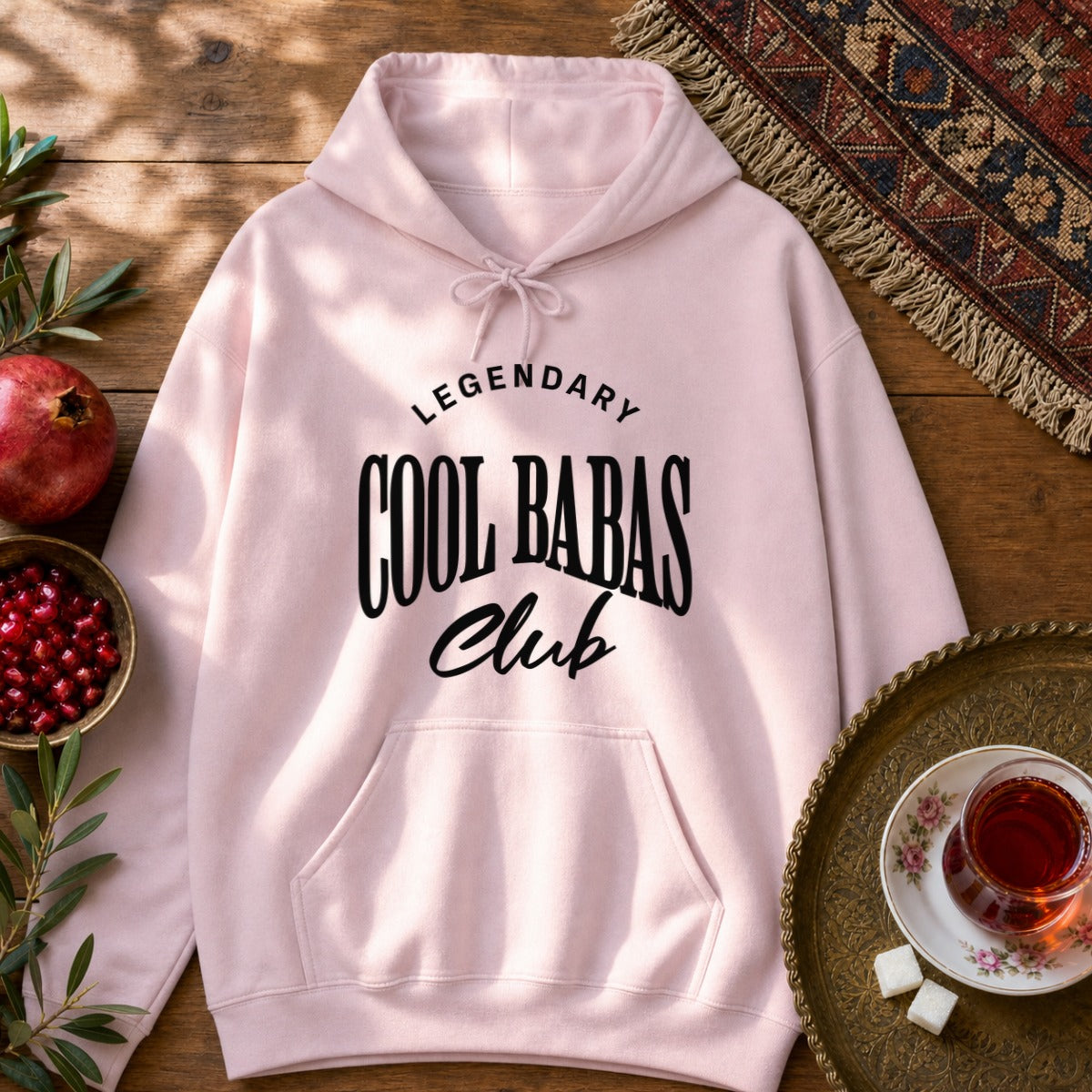 Cool Babas Club Hoodie - Light Pink