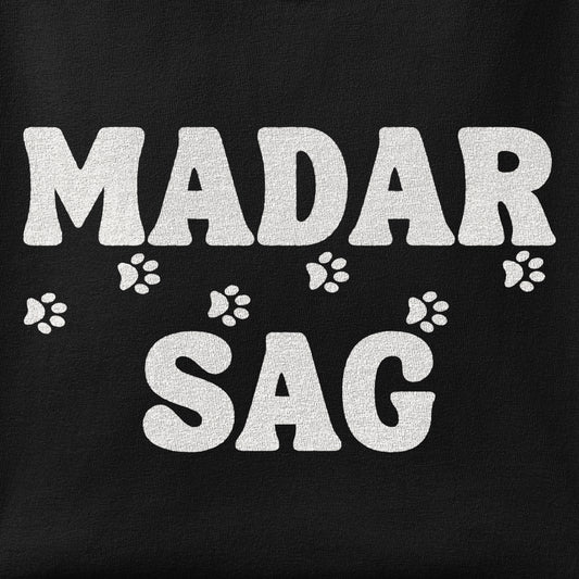 Close-up of the Madar Sag print showing ink detail on the fabric