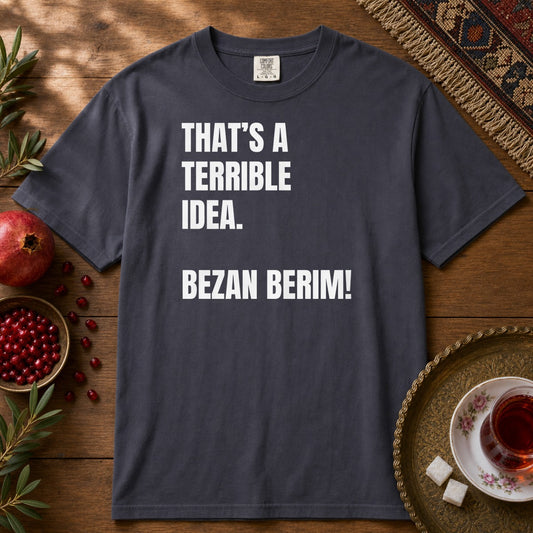 Bezan Berim! Premium Tee - Navy