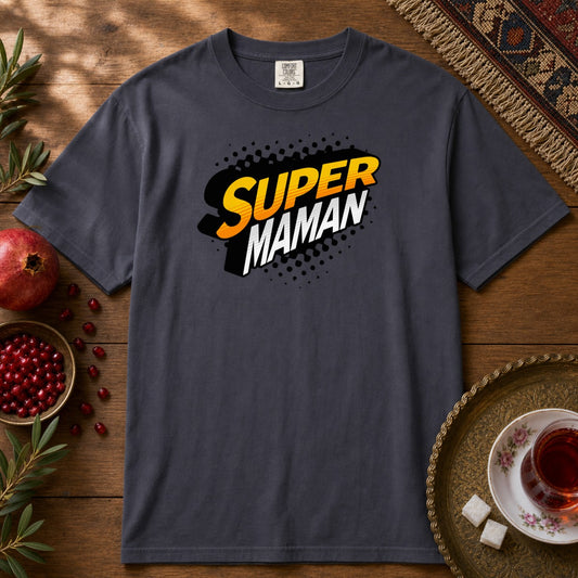 Super Maman Premium Tee - Navy