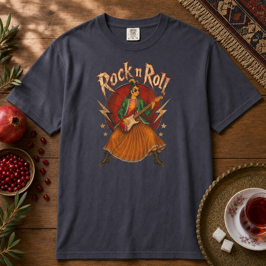 Rock n Roll Premium Tee - Navy