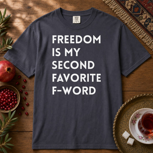 Freedom is my Second Favorite F-word II Premium Tee - Navy