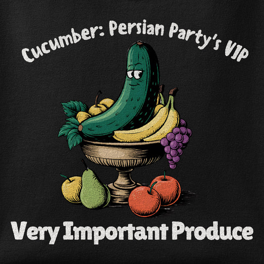 Close-up of the Persian Party's VIP print showing ink detail on the fabric