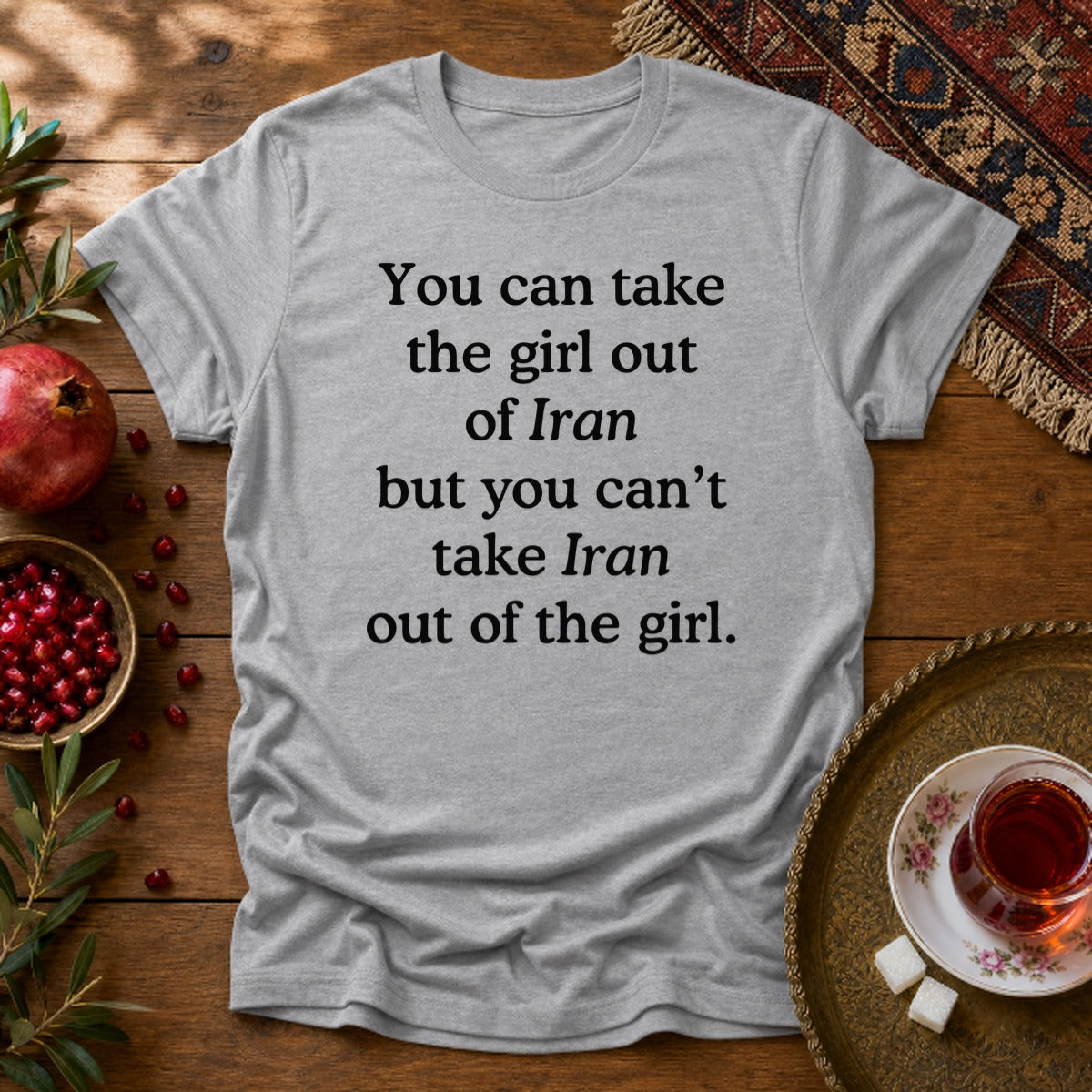 Girl out of Iran Unisex T-Shirt - Sport Grey