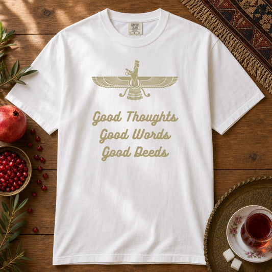 Farvahar Premium Tee - White