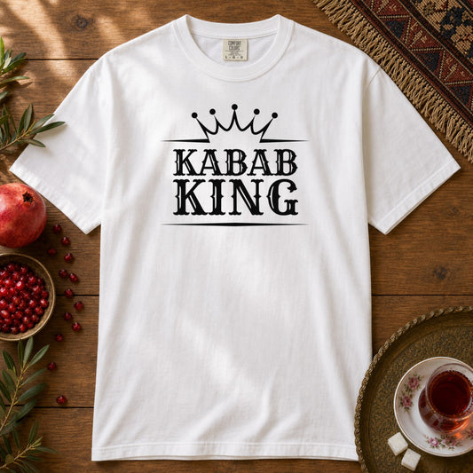 Kabab King Premium Tee - White