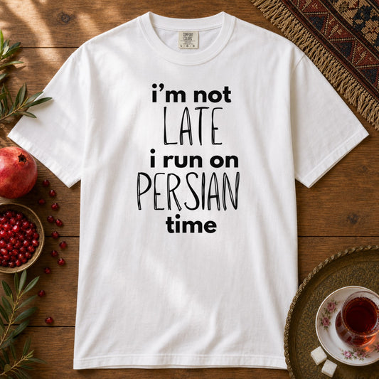 Persian Late Premium Tee - White